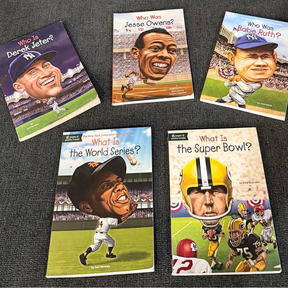 Set of Who was…and What is…Sports Books